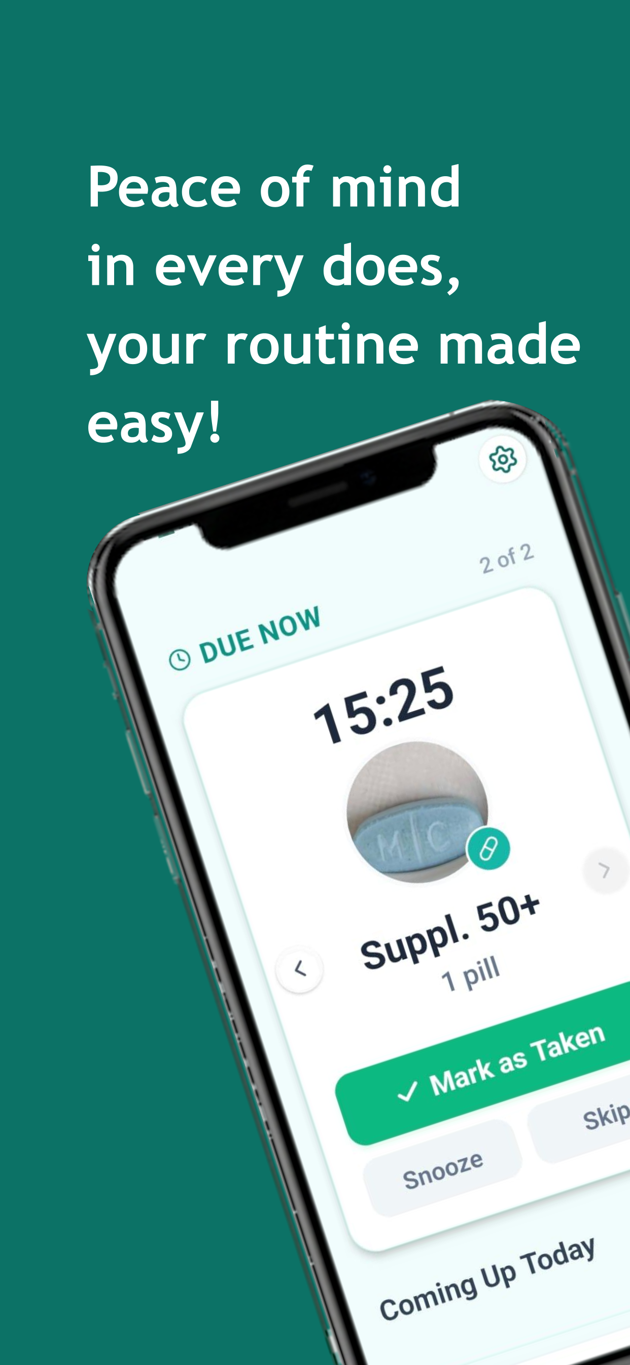 EasyPill App Screen